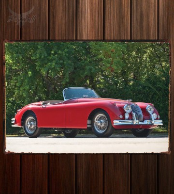 Металлическая табличка Jaguar XK150S